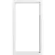 Gira 1002112 afdekraam 2-voudig zonder middenstijl F100 wit glans