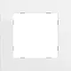 Gira 264870 opvulring 45x45mm Systeem 70 wit glans