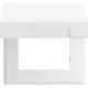 Gira 265872 opvulring 45x45mm klapdeksel Systeem 70 wit mat