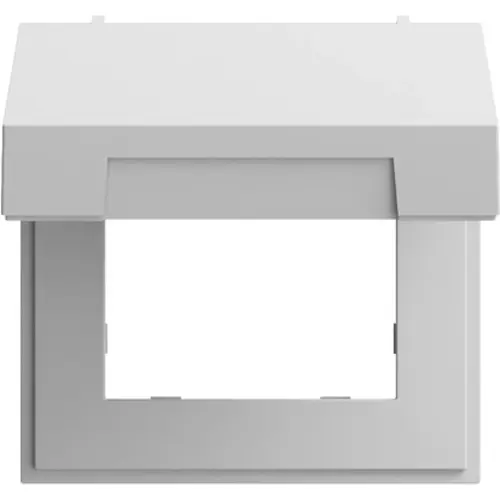 Gira 265876 opvulring 45x45mm klapdeksel Systeem 70 grijs mat