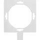 Gira 279070 afdichtflens IP44 voor wandcontactdozen met klapdeksel Systeem 70