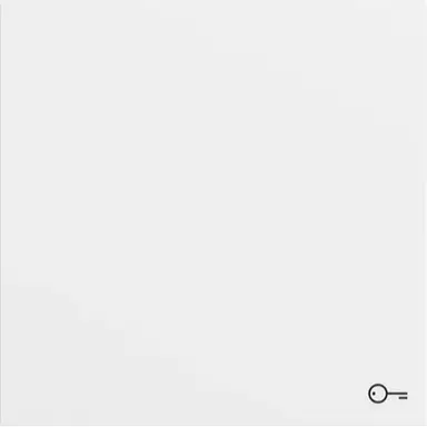 Gira 328772 schakelwip met symbool deur Systeem 70 wit mat