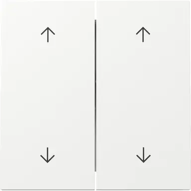 Gira 329770 schakelwip jaloezieschakelaar 4-voudig Systeem 70 wit glans