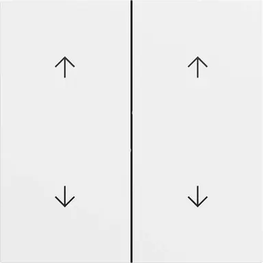 Gira 329772 schakelwip jaloezieschakelaar 4-voudig Systeem 70 wit mat