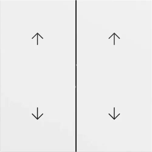 Gira 329772 schakelwip jaloezieschakelaar 4-voudig Systeem 70 wit mat