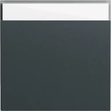 Gira 329973 schakelwip met tekstkader Systeem 70 antraciet mat