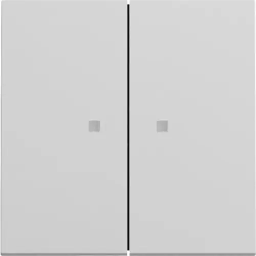 Gira 363176 schakelwip 2-voudig met controlevenster Systeem 70 grijs mat