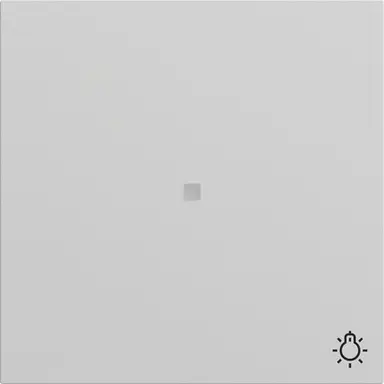 Gira 367476 schakelwip met symbool licht en controlevenster Systeem 70 grijs mat