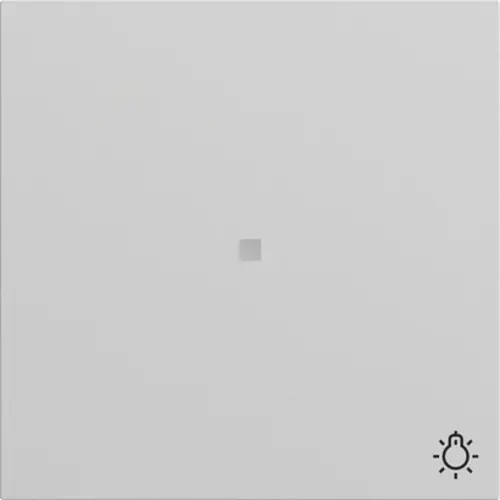 Gira 367476 schakelwip met symbool licht en controlevenster Systeem 70 grijs mat