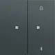 Gira 538173 Systeem 3000 Bluetooth bedieningselement Systeem 70 antraciet mat