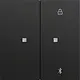 Gira 538174 Systeem 3000 Bluetooth bedieningselement Systeem 70 zwart mat