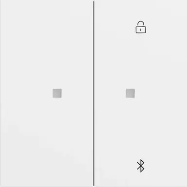 Gira 538172 Systeem 3000 Bluetooth bedieningselement Systeem 70 wit mat