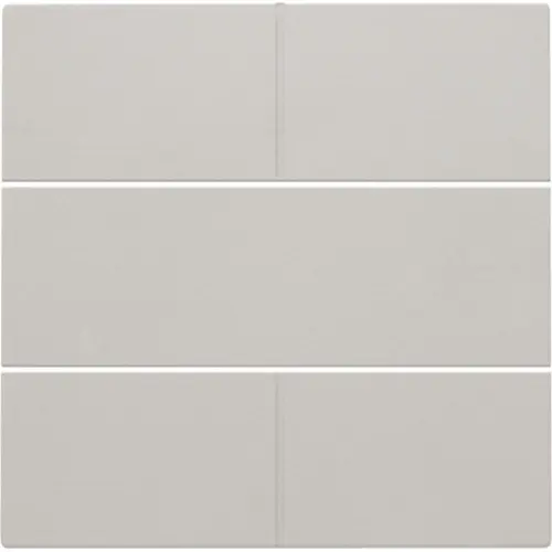 Niko 141-40050 Intense afwerkingsset voor 4-voudige potentiaalvrije drukknop 24 V light grey