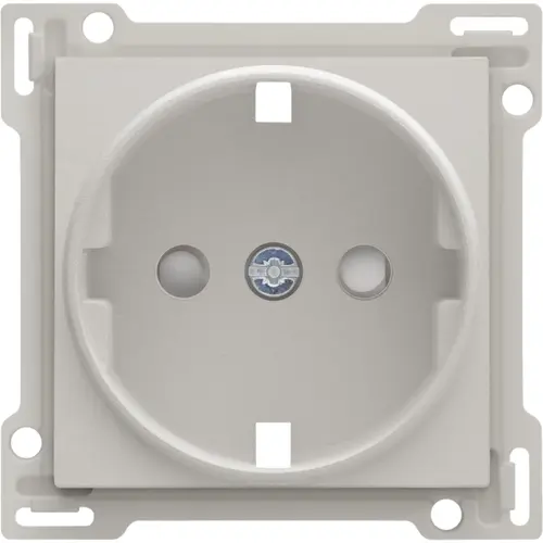 Niko 141-66901 Intense afwerkingsset voor stopcontact met randaarde en beschermingsafsluiters light grey