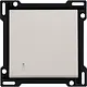 Niko 141-60005 Intense afwerkingsset met lens voor enkelvoudige schakelaar of drukknop light grey
