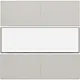 Niko 141-40250 Intense afwerkingsset voor 4-voudige potentiaalvrije drukknop 24 V met tekstveld light grey