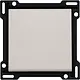 Niko 141-61105 Intense afwerkingsset voor enkelvoudige schakelaar of drukknop light grey