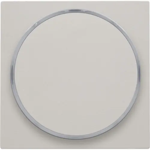 Niko 141-64006 Intense afwerkingsset met doorschijnende ring zonder symbool voor 6 A-drukknop light grey