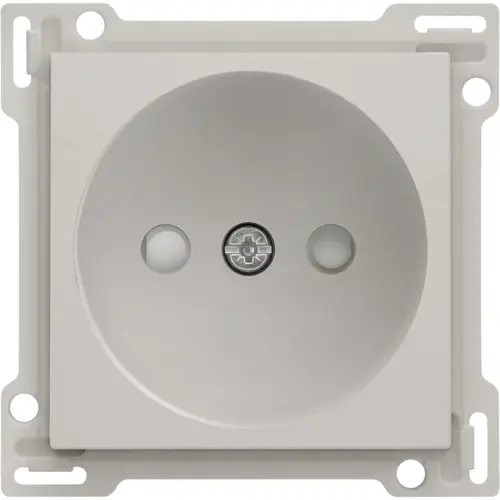 Niko 141-66501 Intense afwerkingsset voor stopcontact zonder aarding met beschermingsafsluiters light grey