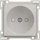 Niko 141-66501 Intense afwerkingsset voor stopcontact zonder aarding met beschermingsafsluiters light grey