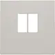 Niko 141-69801 Intense afwerkingsset voor enkelvoudige luidsprekeraansluiting light grey