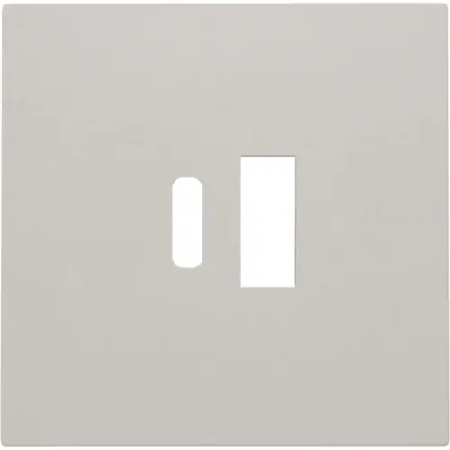 Niko 141-68002 Intense afwerkingsset voor dubbele USB-A- en USB-C-lader light grey