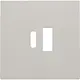 Niko 141-68002 Intense afwerkingsset voor dubbele USB-A- en USB-C-lader light grey