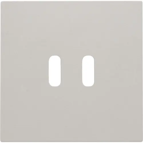 Niko 141-68003 Intense afwerkingsset voor dubbele USB-C-lader light grey