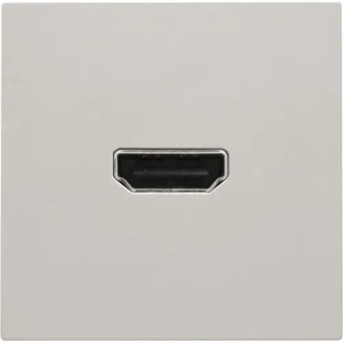 Niko 141-69417 Intense afwerkingsset voor HDMI-aansluiting light grey