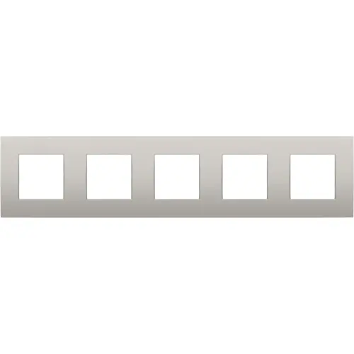 Niko 141-76005 Intense afdekplaat 5-voudig light grey