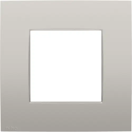 Niko 141-76100 Intense afdekplaat 1-voudig light grey