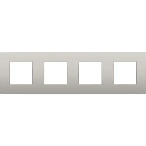 Niko 141-76400 Intense afdekplaat 4-voudig light grey