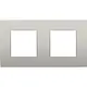 Niko 141-76800 Intense afdekplaat 2-voudig light grey