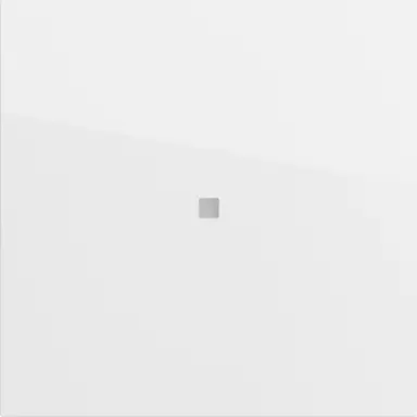 Gira 517170 drukcontact met wip 1-voudig voor Gira One en KNX Systeem 70 wit glans