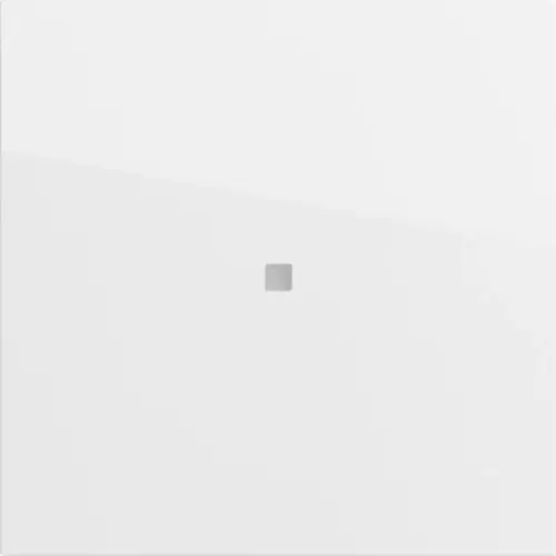 Gira 517170 drukcontact met wip 1-voudig voor Gira One en KNX Systeem 70 wit glans