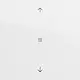 Gira 517270 drukcontact met 1-voudige wip en pijlsymbolen voor Gira One en KNX Systeem 70 wit glans