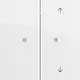 Gira 517570 drukcontact met onbedrukte wip en wip met pijlsymbolen voor Gira One en KNX Systeem 70 wit glans