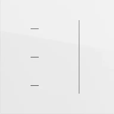 Gira 536570 touch dimmerknop Systeem 3000 tastdimmer Systeem 70 wit glans