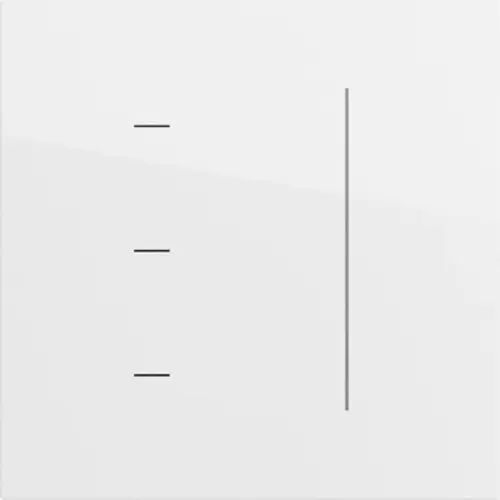 Gira 536570 touch dimmerknop Systeem 3000 tastdimmer Systeem 70 wit glans