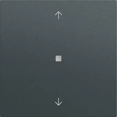 Gira 510573 KNX RF bedieningselement-opzetstuk pijlen Systeem 70 antraciet mat