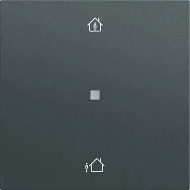 Gira 510673 KNX RF bedieningselement-opzetstuk verwarmingsmodus Systeem 70 antraciet mat