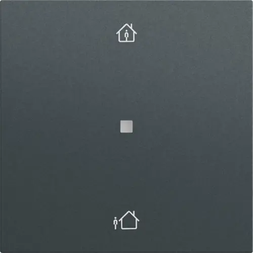 Gira 510673 KNX RF bedieningselement-opzetstuk verwarmingsmodus Systeem 70 antraciet mat