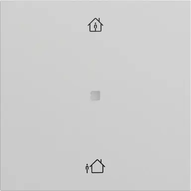 Gira 510676 KNX RF bedieningselement-opzetstuk verwarmingsmodus Systeem 70 grijs mat