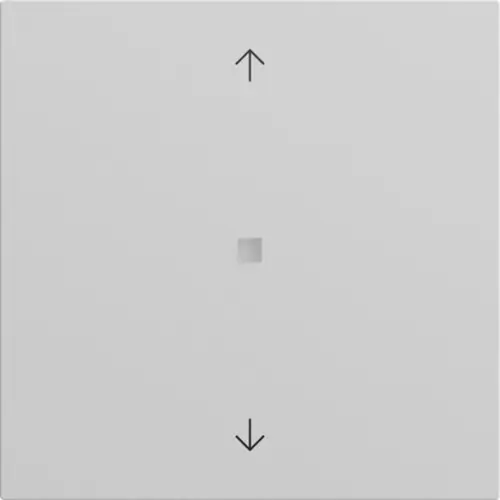 Gira 517276 drukcontact met 1-voudige wip en pijlsymbolen voor Gira One en KNX Systeem 70 grijs mat