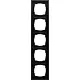 Gira 0215174 afdekraam 5-voudig F100 zwart mat