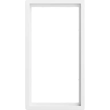 Gira 1002172 afdekraam 2-voudig zonder middenstijl F100 wit mat