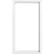 Gira 1002172 afdekraam 2-voudig zonder middenstijl F100 wit mat