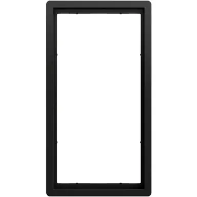 Gira 1002174 afdekraam 2-voudig zonder middenstijl F100 zwart mat