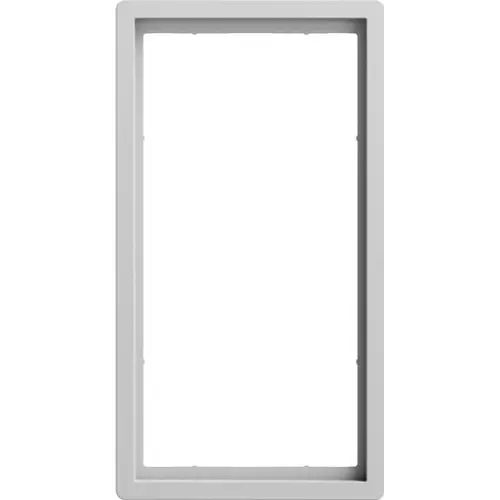 Gira 1002176 afdekraam 2-voudig zonder middenstijl F100 grijs mat