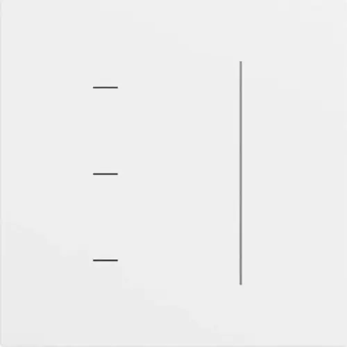 Gira 536572 touch dimmerknop Systeem 3000 tastdimmer Systeem 70 wit mat